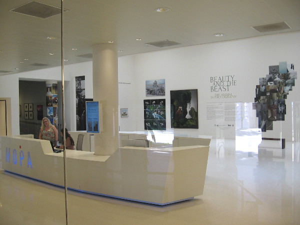 A peek into MOPA, the Museum of Photographic Arts, which is located inside Balboa Park's Casa de Balboa.